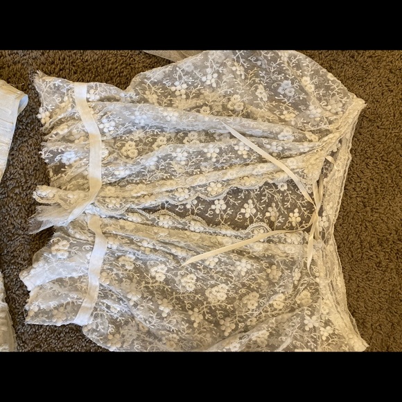 GENUINE Edwardian Era 2 piece gossamer set - Picture 7 of 13